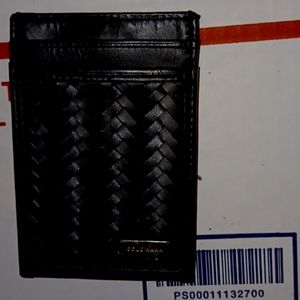 SOLD!!!! EUC COLE HAAN MONEY AND CARD CLIP LEATHER